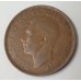 AUSTRALIA 1952 . ONE 1  PENNY . ERROR . OIL FILLED DIE